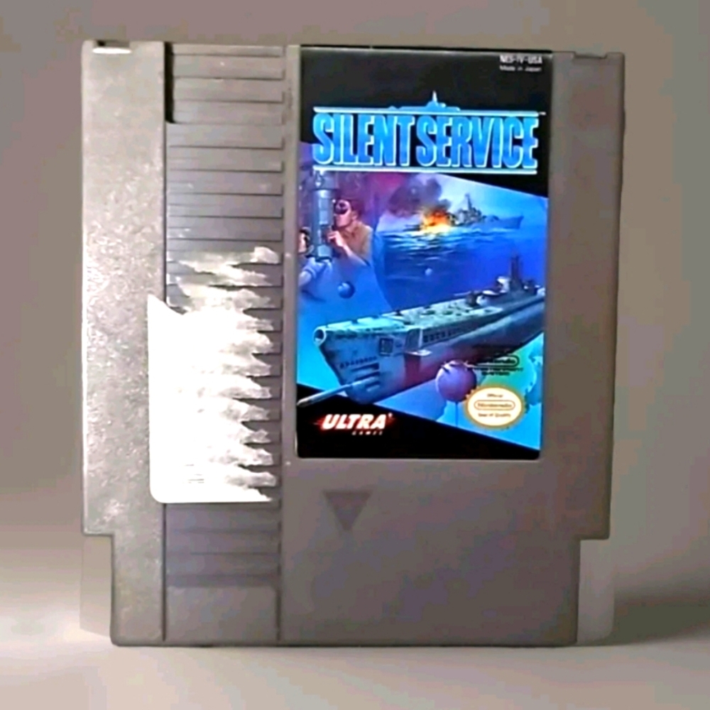Silent Service (Nintendo Entertainment System, 1989) Tested, Works